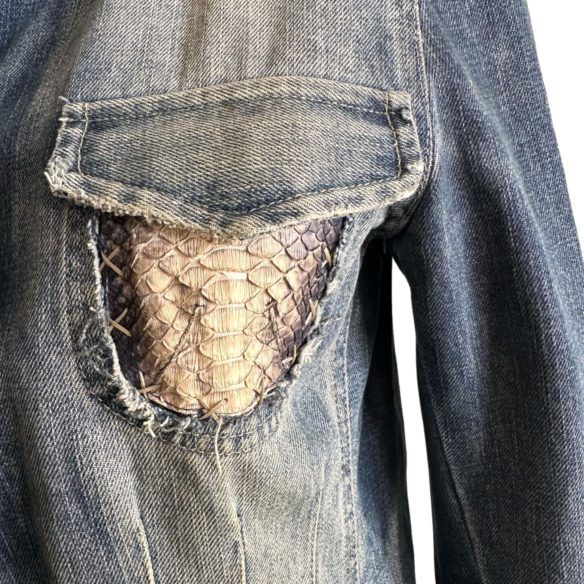 visconf denim jcket