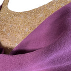 Diana Galesi Abito Lungo Viola con Perline Dorate Romantic Vintage Donna S