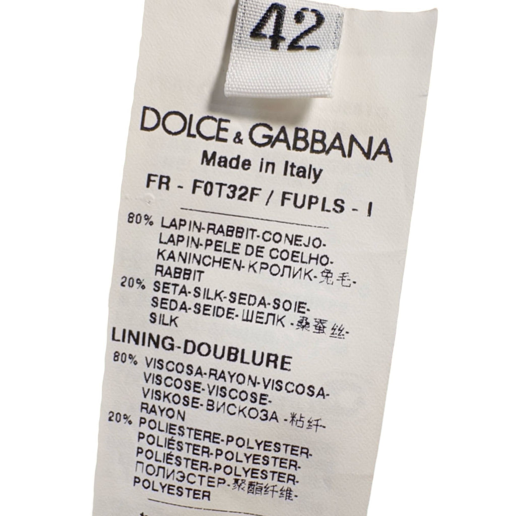 gabbana 2017 runway rabbit coat