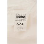 Camicia Sonny Bono bianca stretch uomo XXL