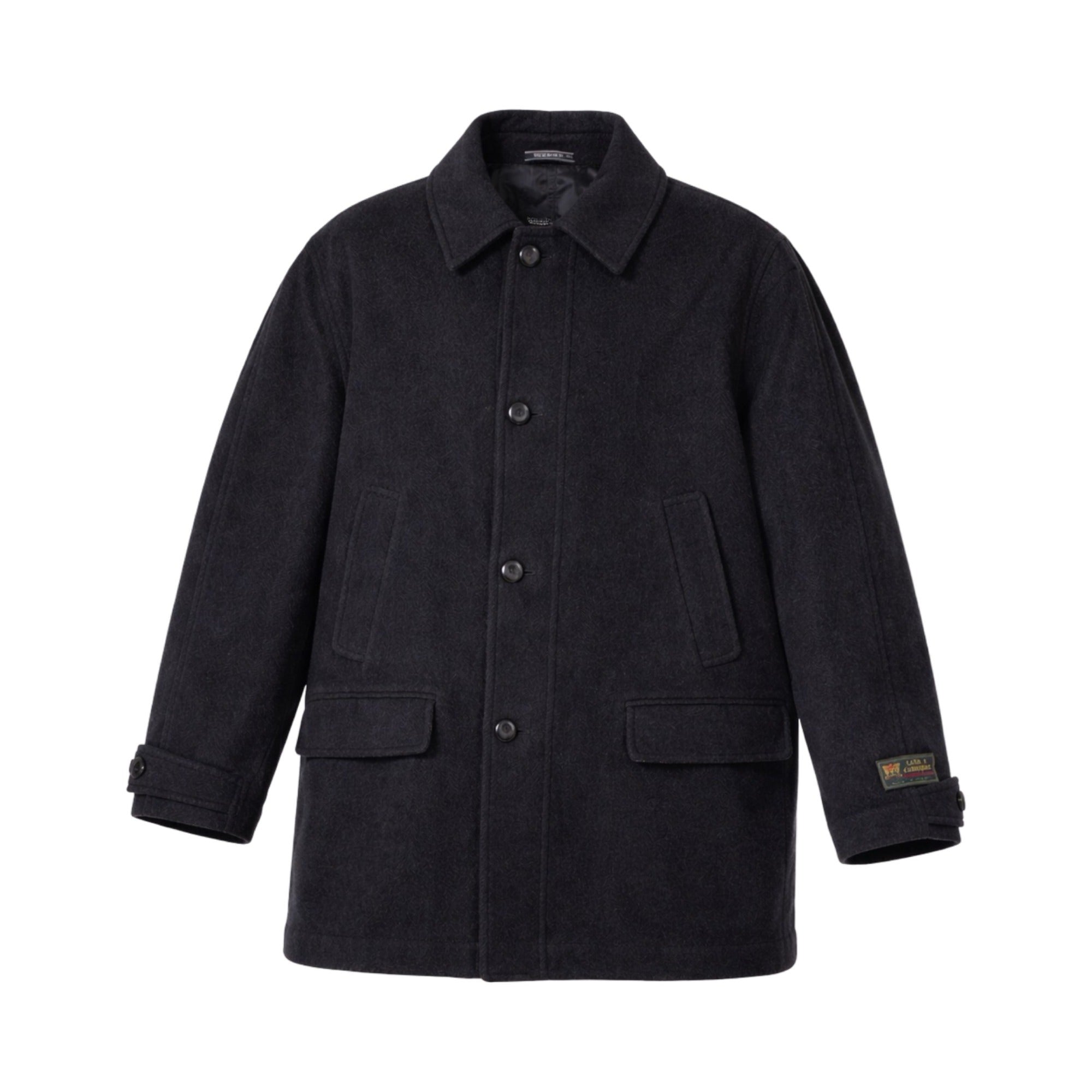 Lana e Cashmere Men’s Wool Cashmere Blend Overcoat Italy EU 54 L