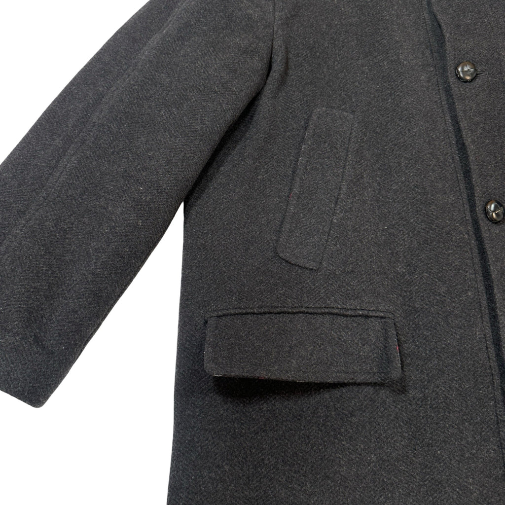 Lana e Cashmere Men’s Wool Cashmere Blend Overcoat Italy EU 54 L